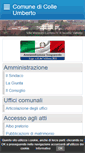 Mobile Screenshot of comune.colle-umberto.tv.it