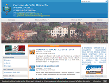 Tablet Screenshot of comune.colle-umberto.tv.it